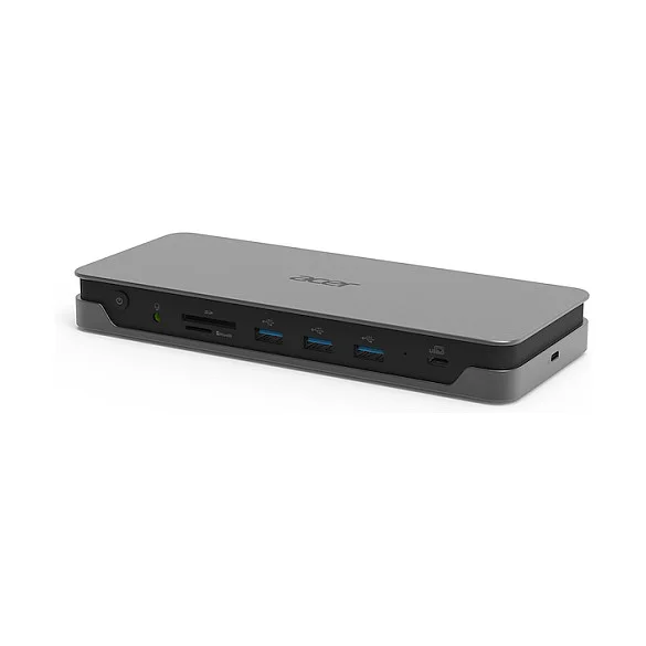 Acer GP DCK11 01Q laptop dockingstation   portreplikator Kabelgebunden USB 3 2 Gen 2  3 1 Gen 2  Type C Schwarz Notebook & Tablet Zubehoer