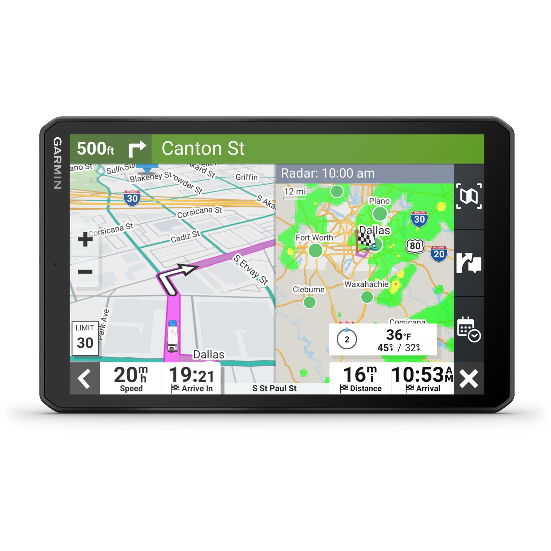 Garmin Camper 895 Radsport