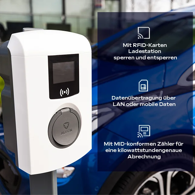 Alfen Eve Single Pro line Wallbox   22 kW   Typ 2   5m Kabel   WLAN App Steuerung   904460027 0912 Alfen Wallboxen