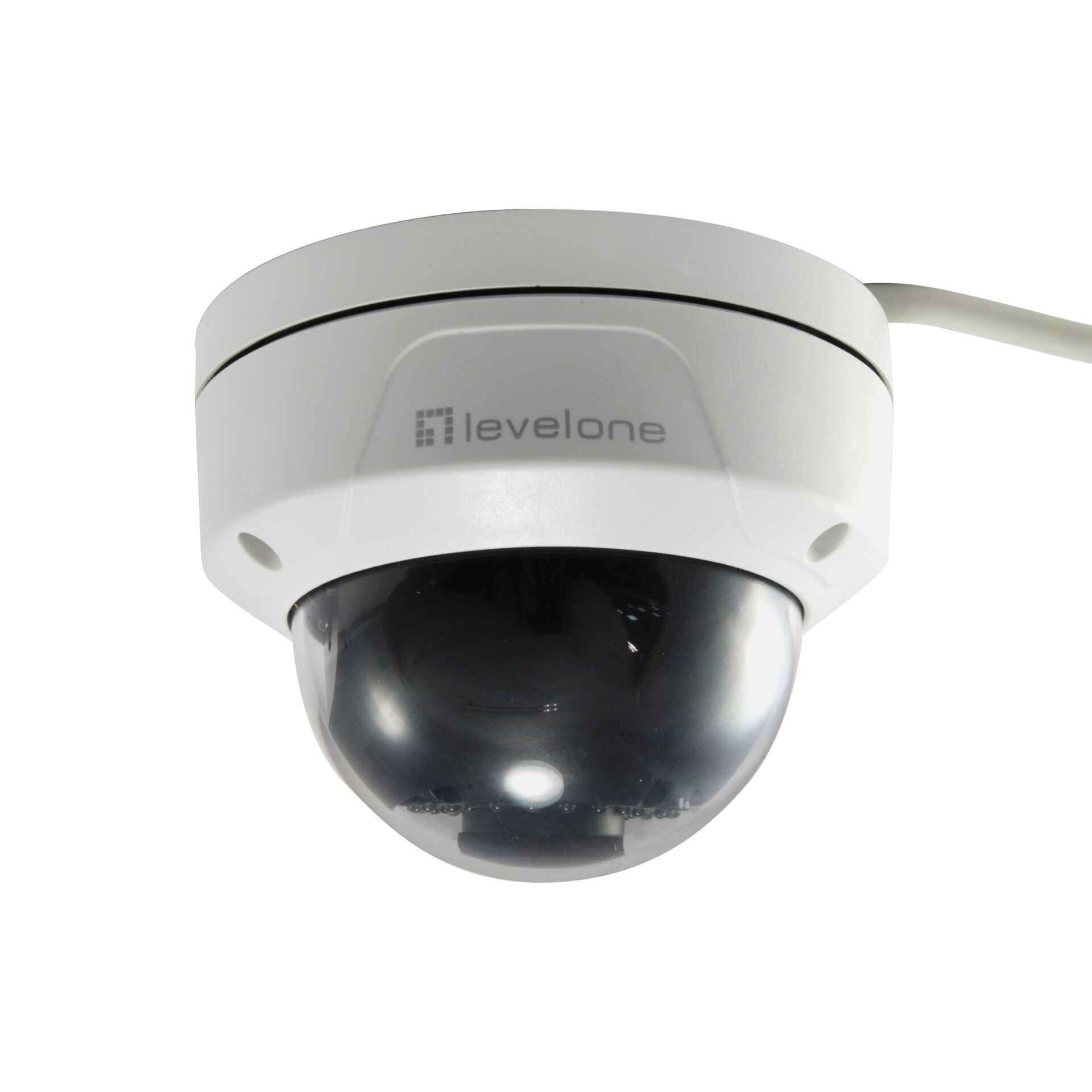 LevelOne GEMINI Feste Dom IP Netzwerk Kamera 2 Megapixel H 265 Vandalensicher 802 3af PoE Innen Aussen