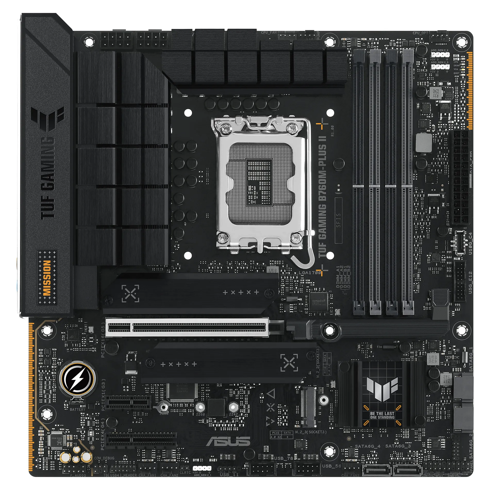 ASUS TUF GAMING B760M PLUS II Intel B760 LGA 1700 micro ATX PC-Komponenten