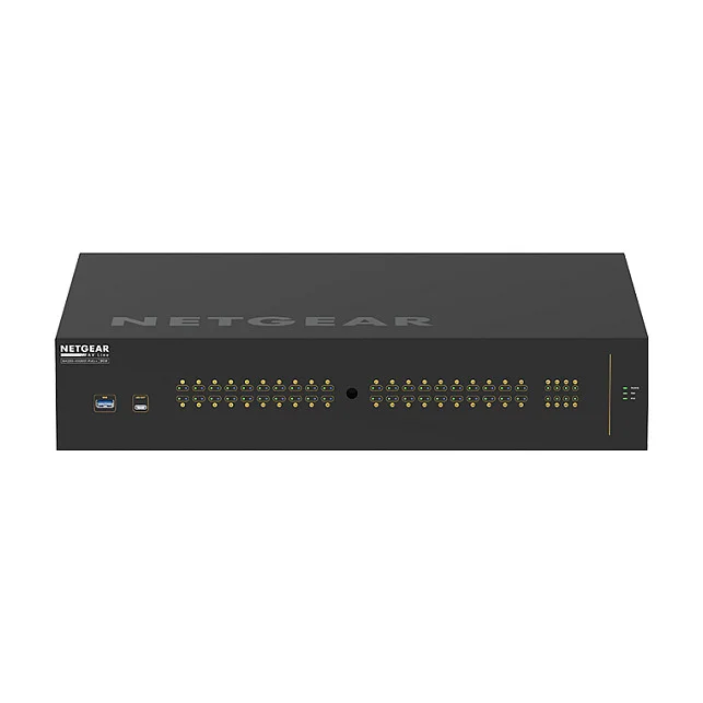 NETGEAR GSM4248UX Managed L2 L3 Gigabit Ethernet  10 100 1000  Power over Ethernet  PoE  2U Schwarz Switches