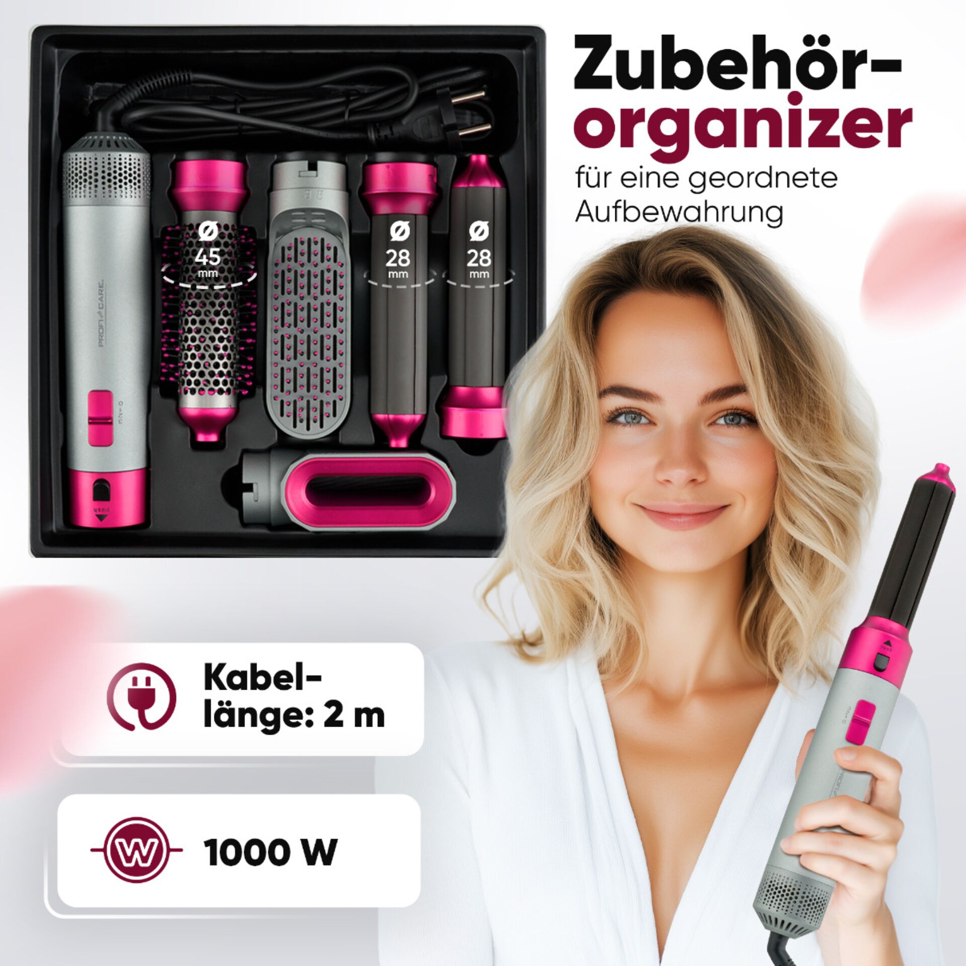 ProfiCare pc has 3132 grau pink Haarpflege