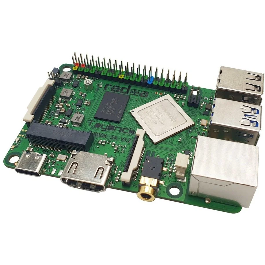 ALLNET Radxa Rock 3A Mini PC 8GB RAM RK3568 Quad Core 2GHz Mali G52 Multimedia & Technik