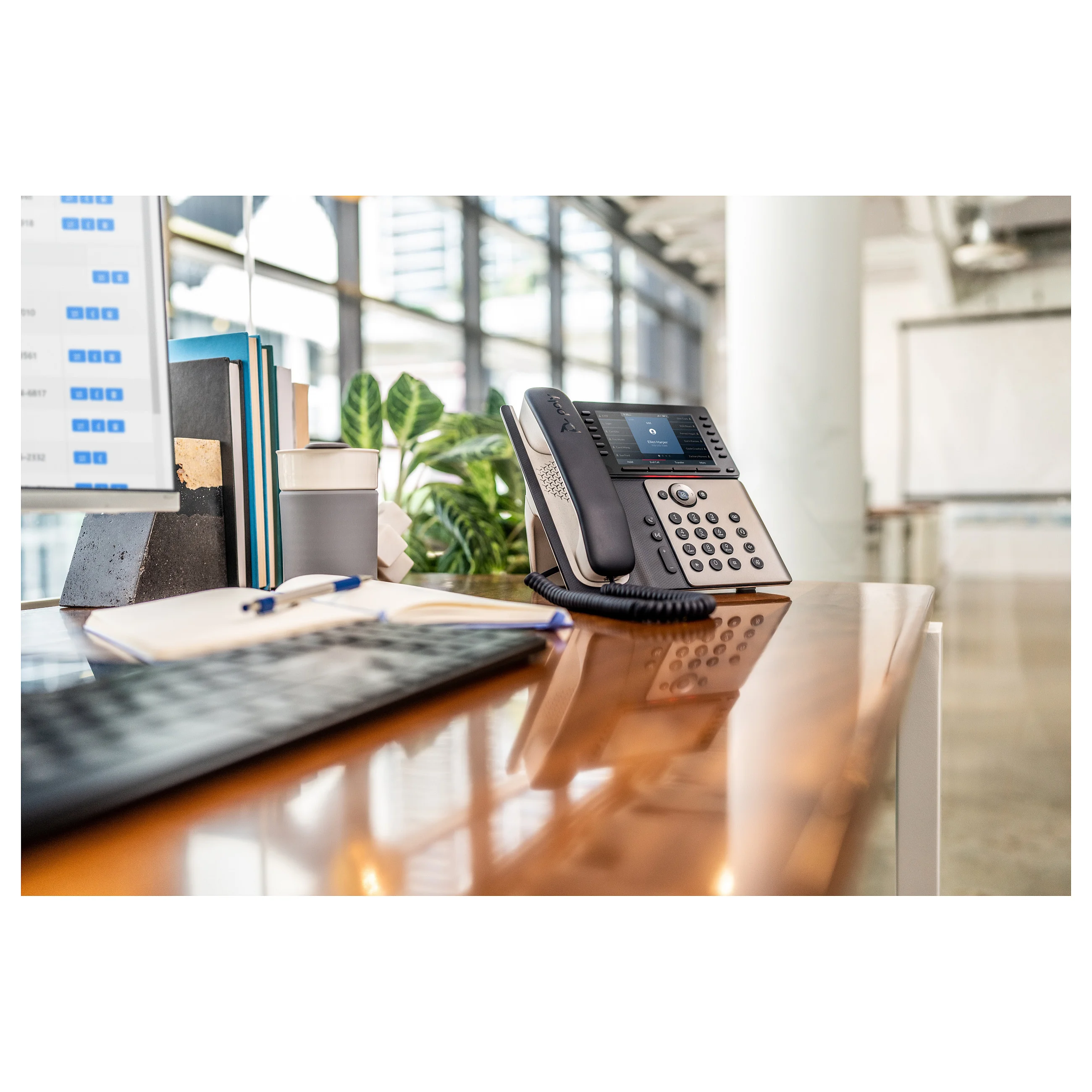 HP Poly Edge E550 IP Telefon und PoE faehig Netzwerk