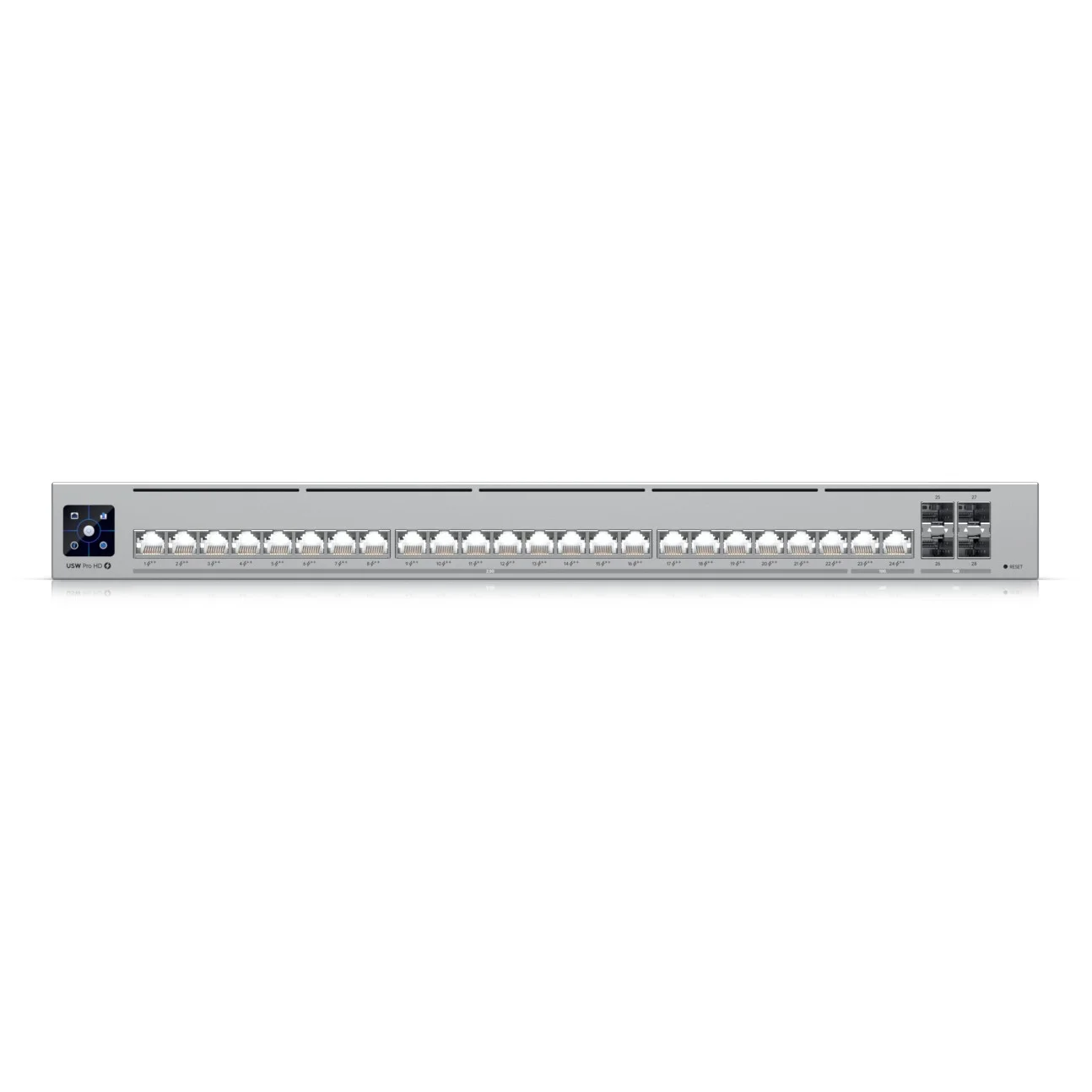 Ubiquiti USW Pro HD 24 PoE Managed Layer 3 Switch 28 Ports   24 PoE    Gigabit Switches