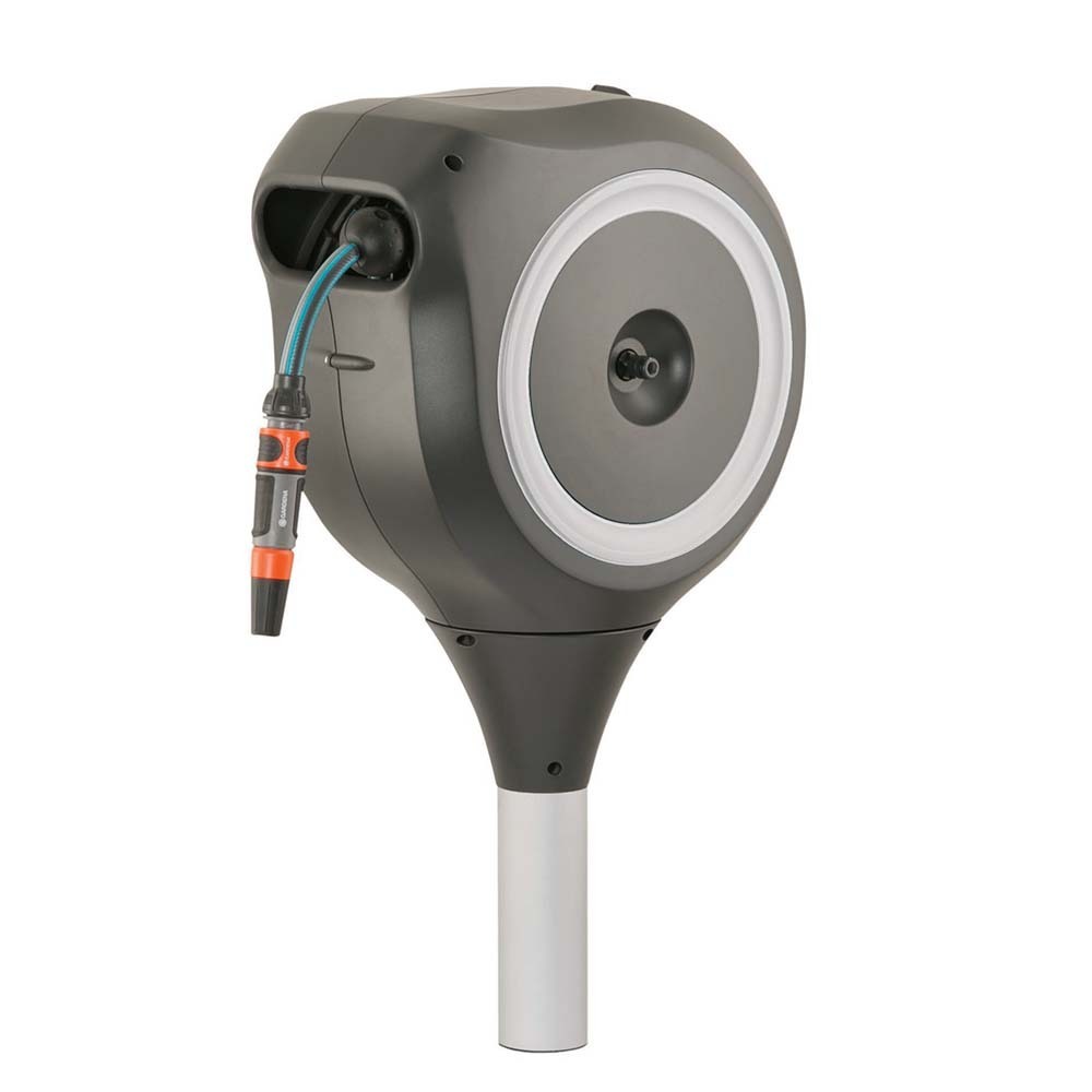 GARDENA garten schlauchbox rollup m  weiss  20 m Gartenbewaesserung