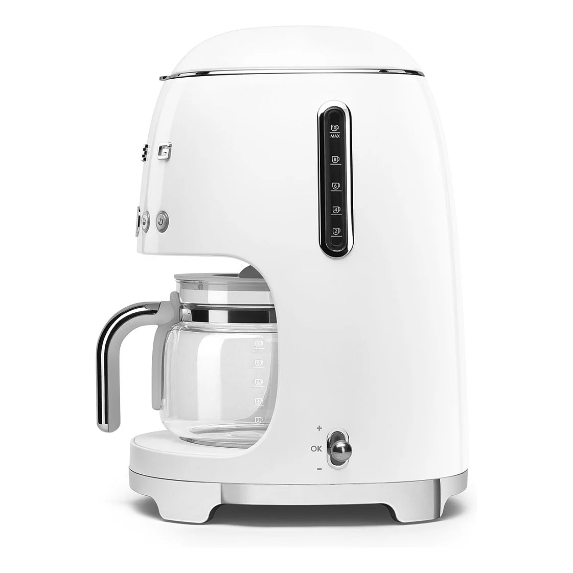 SMEG filter kaffeemaschine 50s style dcf02wheu  weiss Kuechenkleingeraete