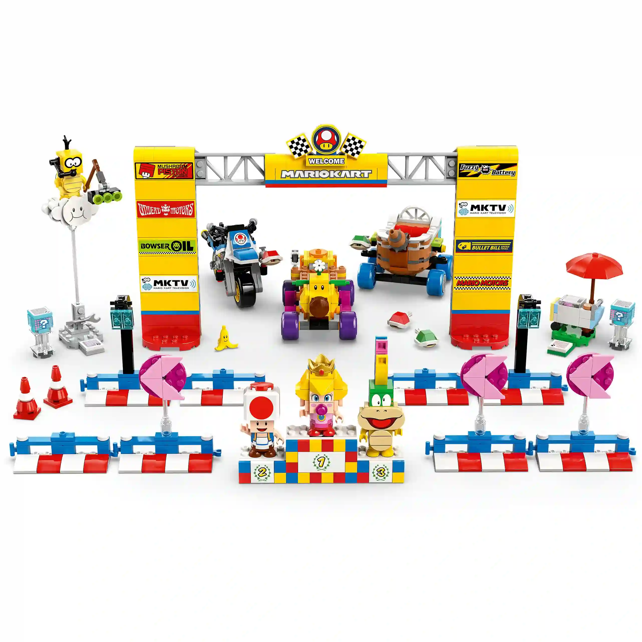 LEGO Super Mario Mario Kart   Baby Peach   Grand Prix   Set 72036 Spielwaren