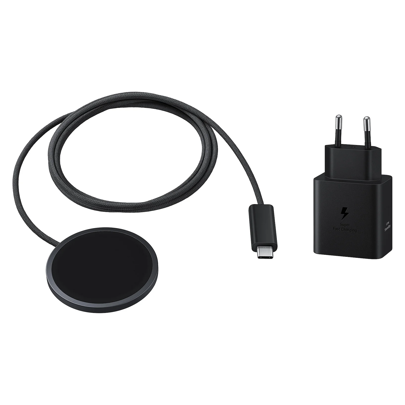 Samsung Magnet Wireless Charger 25 W mit Schnellladeadapter 45 W Notebook & Tablet Zubehoer