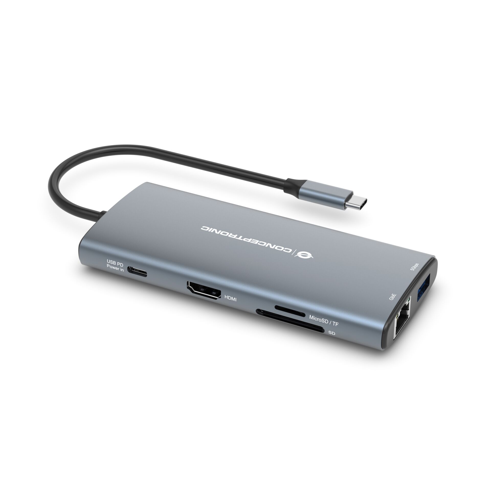 CONCEPTRONIC donn06g 9 in 1 docking station Akkus Powerbanks & Kabel