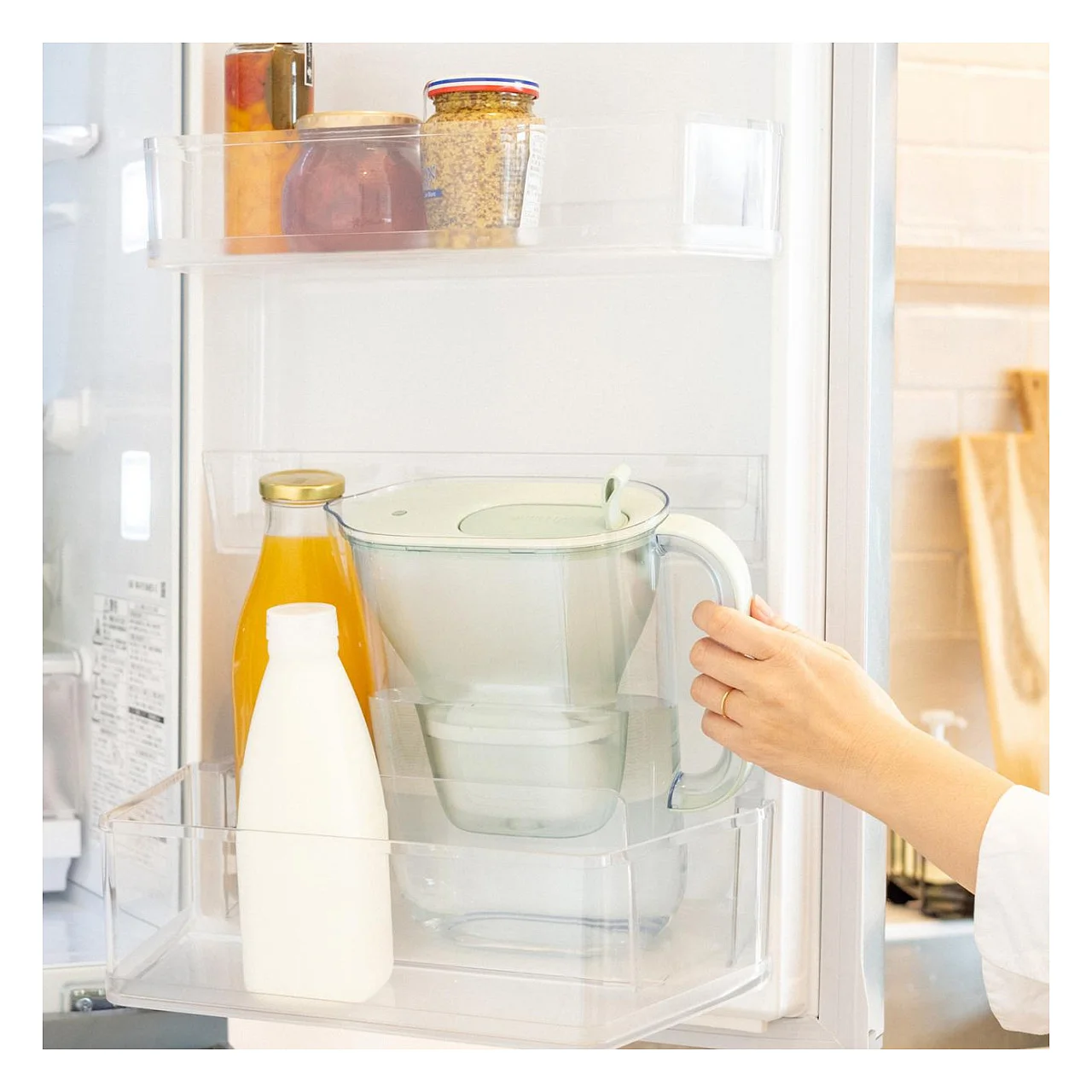 Brita Style eco gletscherblau inkl  3 MAXTRA PRO All in 1 Wasseraufbereitung
