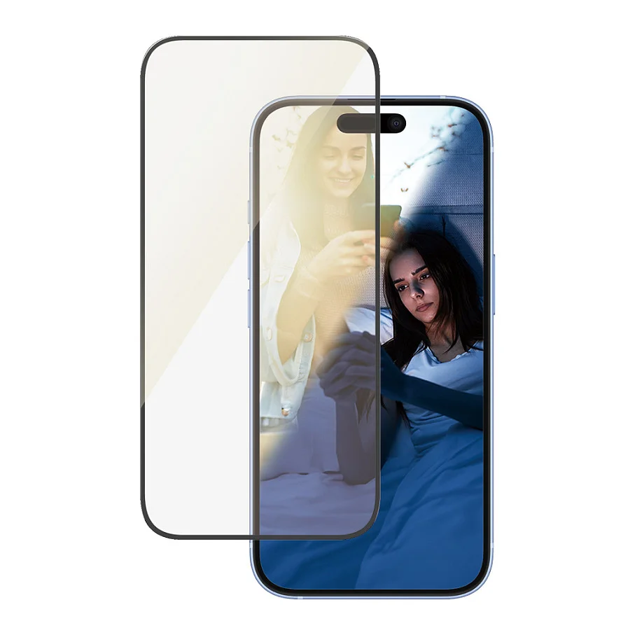 PanzerGlass   EyeCARE  Displayschutz iPhone 16   15   Ultra Wide Fit Notebook & Tablet Zubehoer
