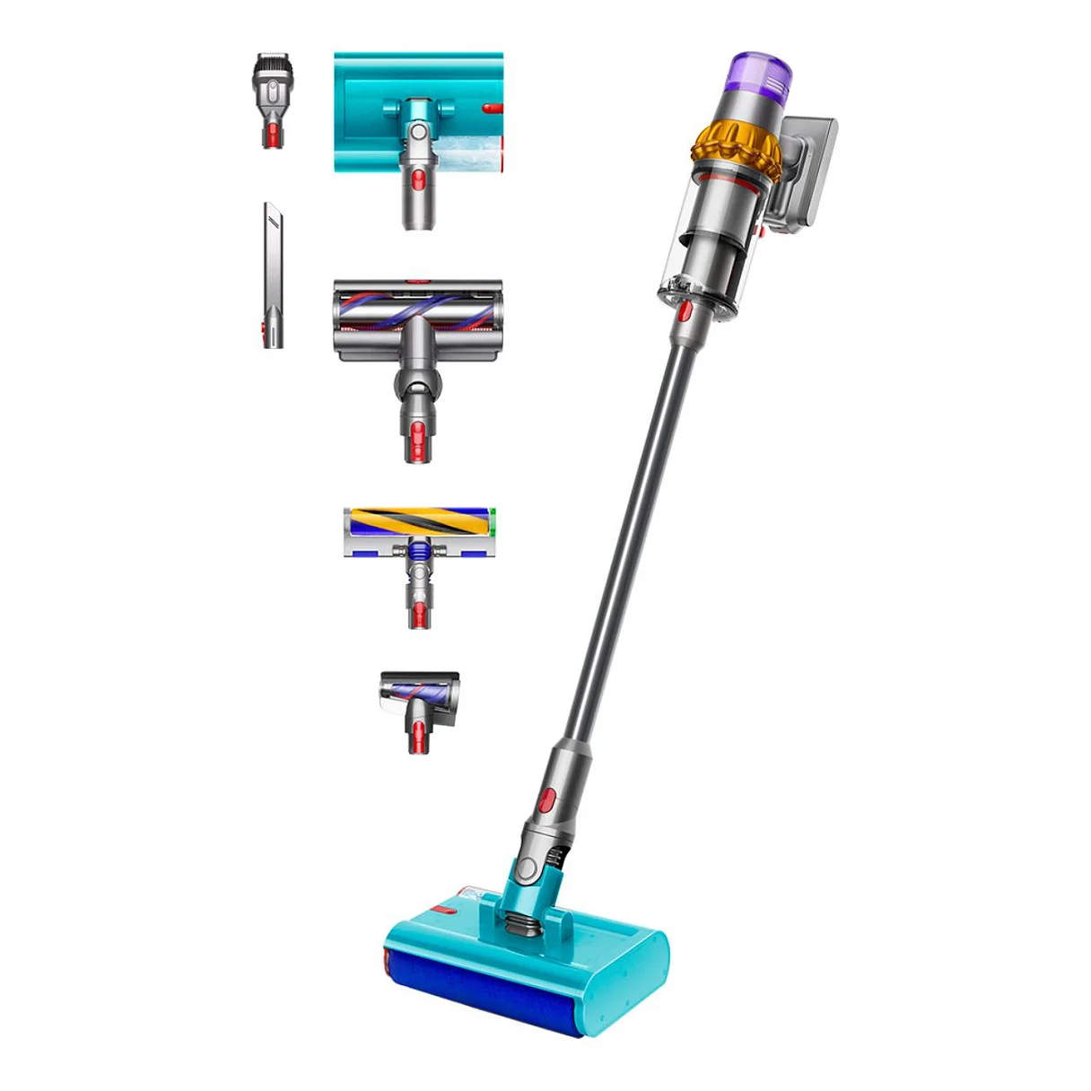 Dyson V15s Detect Submarine Nickel Gelb Staubsauger & Reiniger