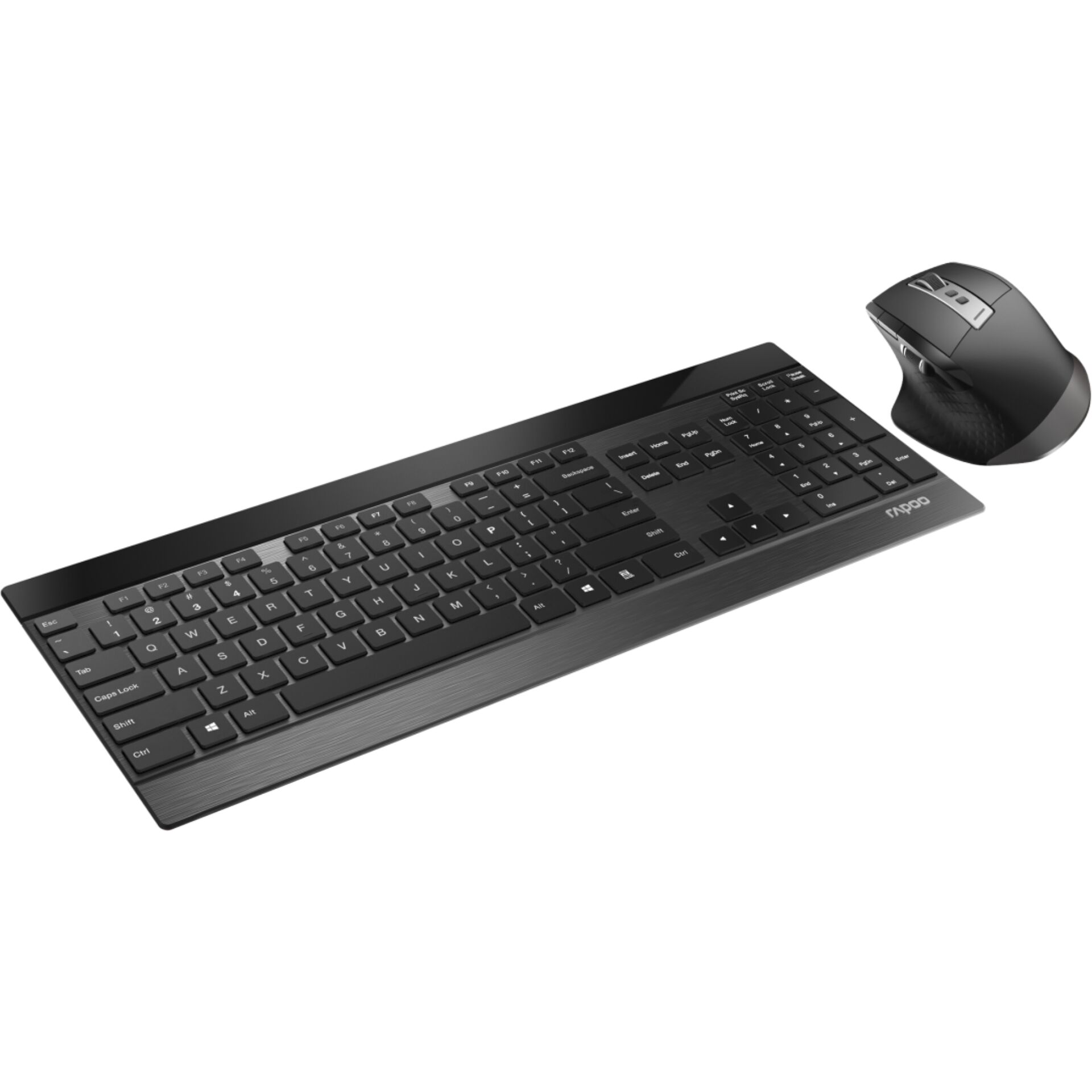 Rapoo 9900M Multi Mode Deskset Kabellos  ultraflach Tastaturen & Maeuse
