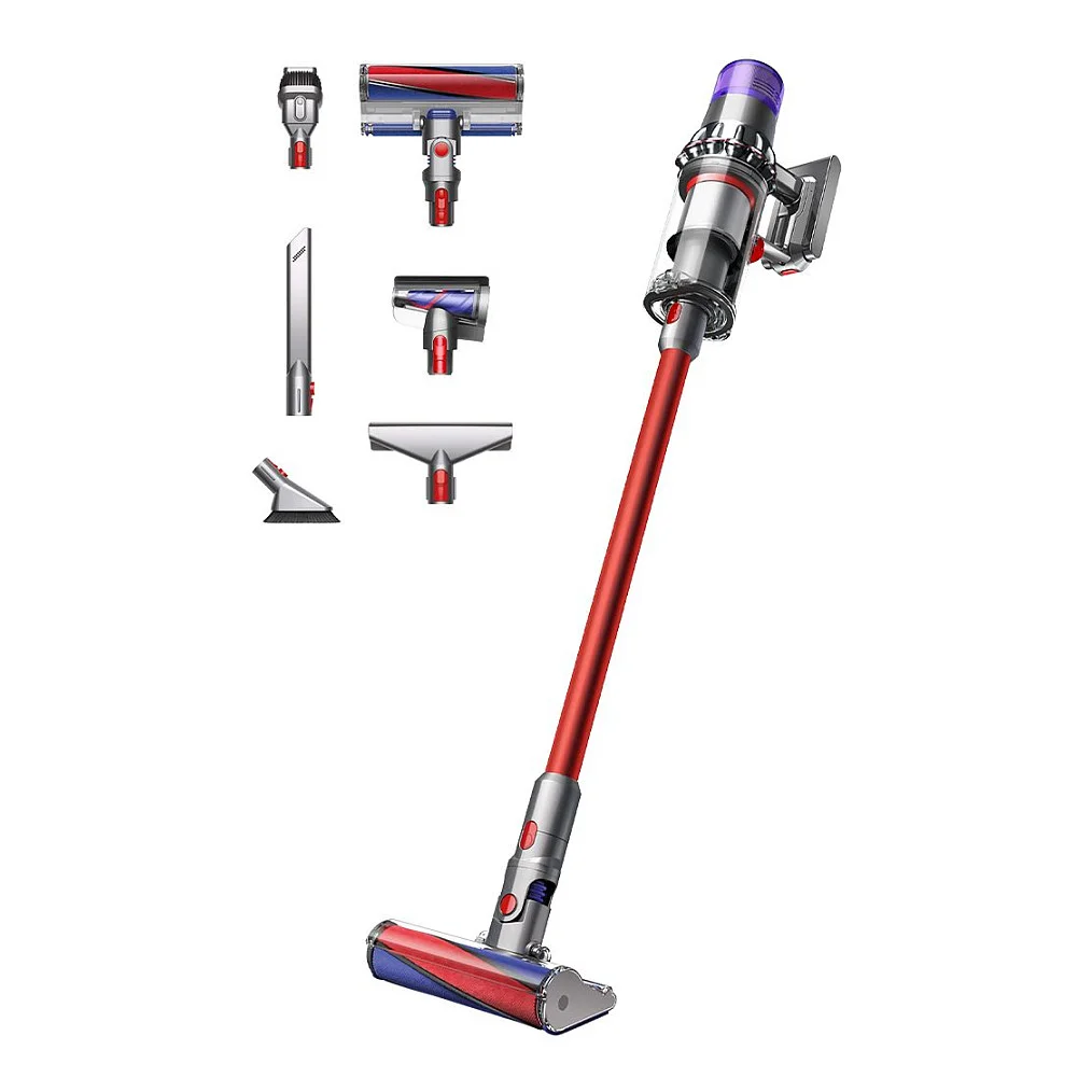 Dyson V11 Fluffy Kabelloser Staubsauger  Nickel Rot  Staubsauger & Reiniger
