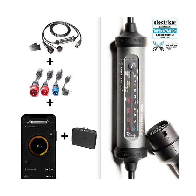 Mobile Ladestation JUICE BOOSTER 3 air Traveller Set Country EU Juice Booster