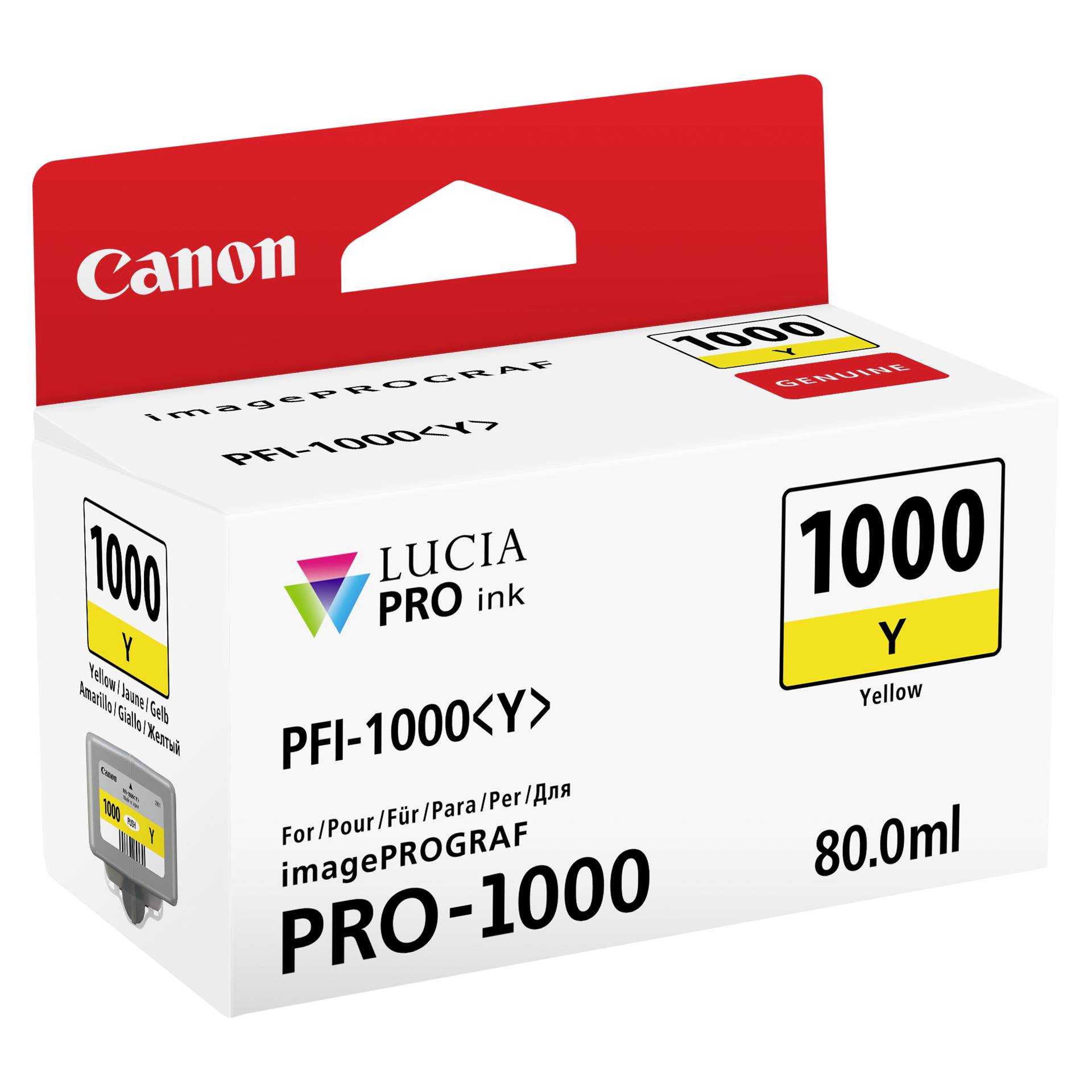 Canon PFI 1000Y Tinte Gelb Drucker & Scanner