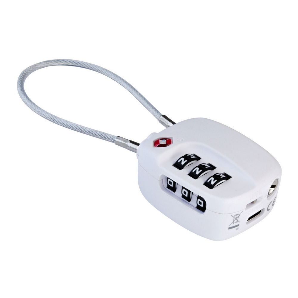 Boompods Boomtag TSA Lock  Weiss Handys & Tablets