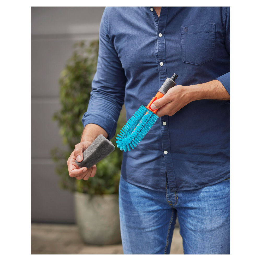 GARDENA Cleansystem Fahrrad Buersten Set Reinigungsmaschinen