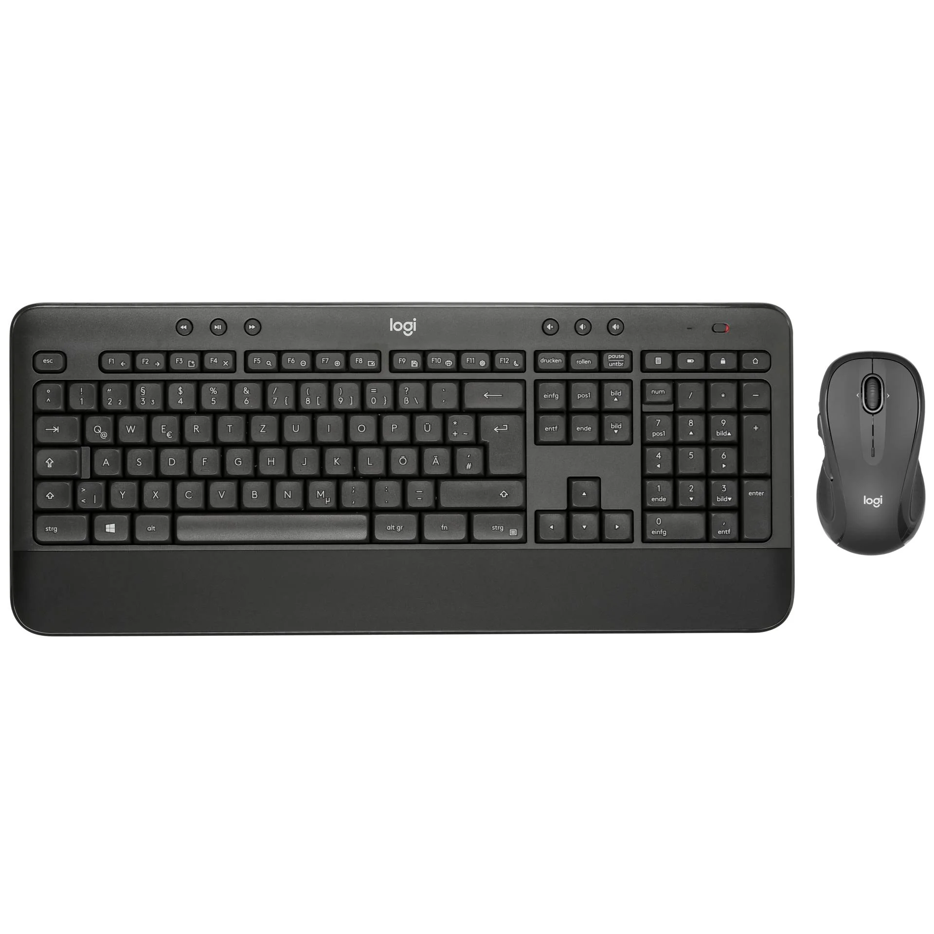 Logitech MK545 Advanced Wireless Keyboard and Mouse Combo QWERTZ DE Tastaturen & Maeuse