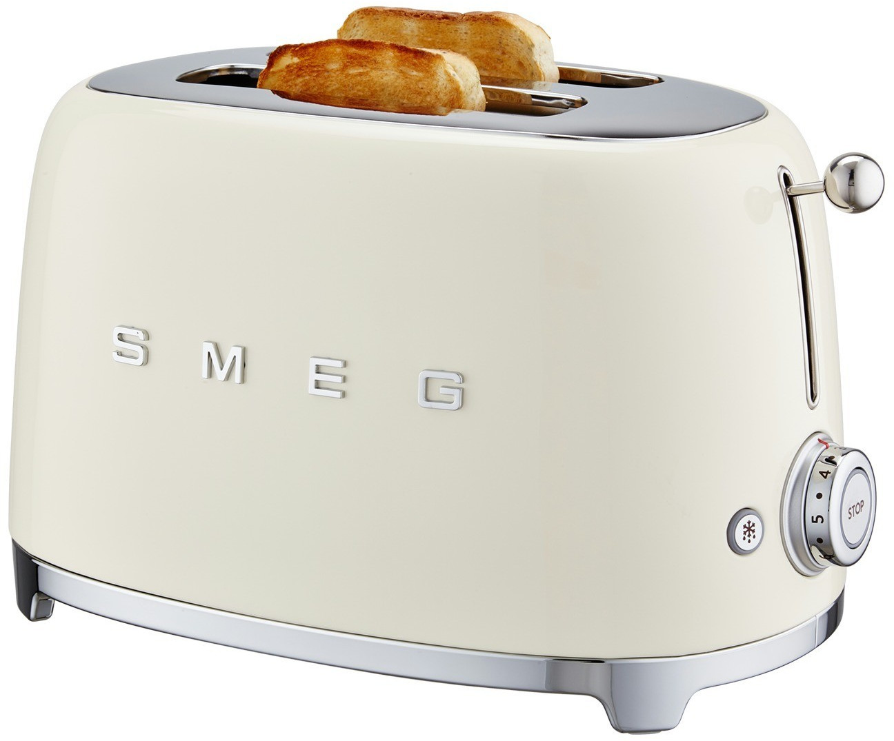SMEG 2 SLICE CREAM TOASTER Kuechenkleingeraete