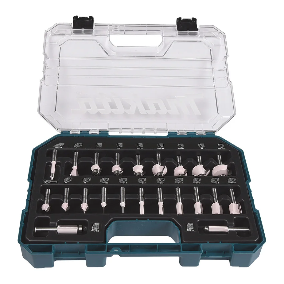 Makita Fraeser Set 8mm 22Stk Schleifer Hobel & Fraesen