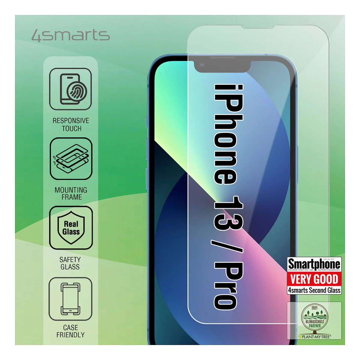 4SMARTS Second Glass X Pro Clear fr iPhone 16e  14  13 13 Pro Notebook & Tablet Zubehoer