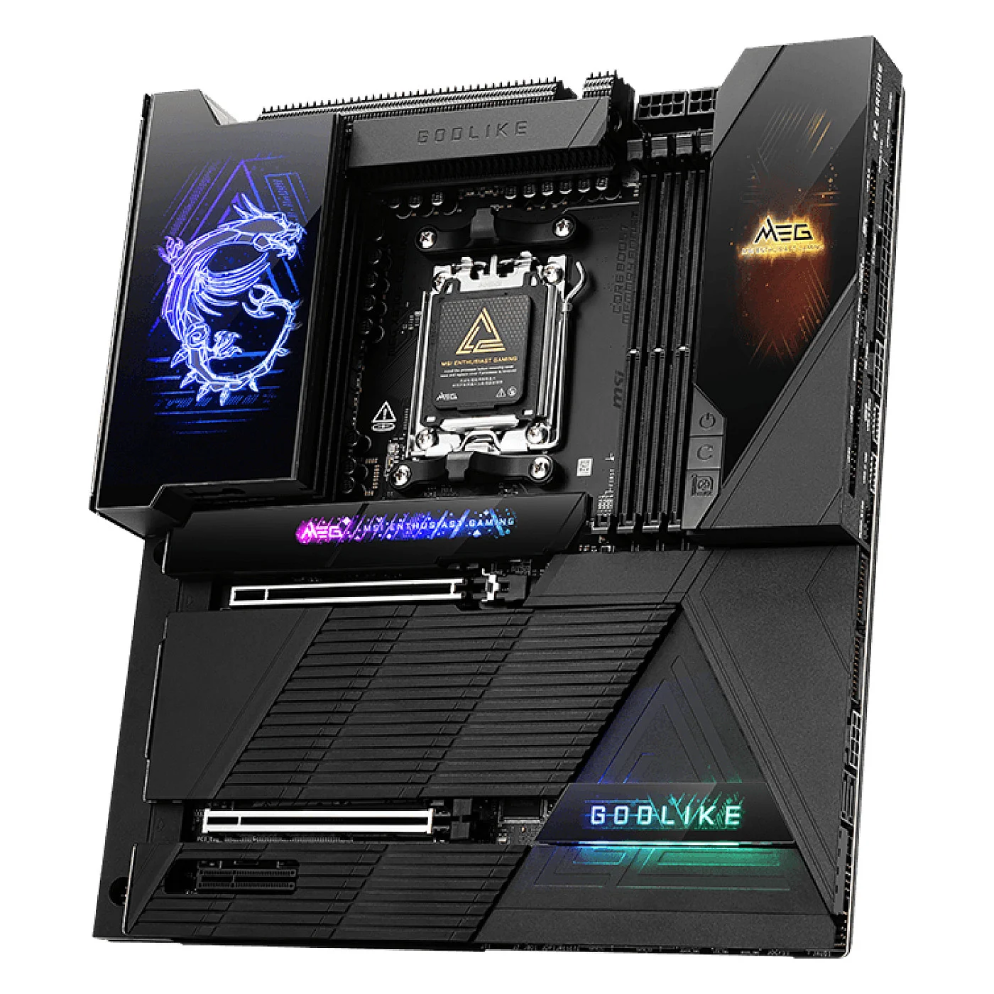 MSI MEG X870E GODLIKE Motherboard AMD X870E Sockel AM5 Erweitertes ATX PC-Zubehoer