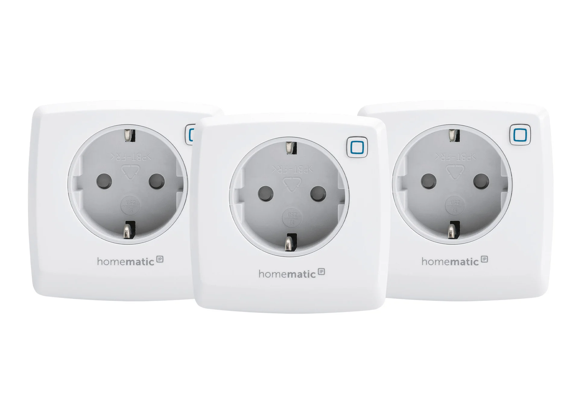 eQ 3 Homematic IP Schaltsteckdose 3er Set Steckdosen