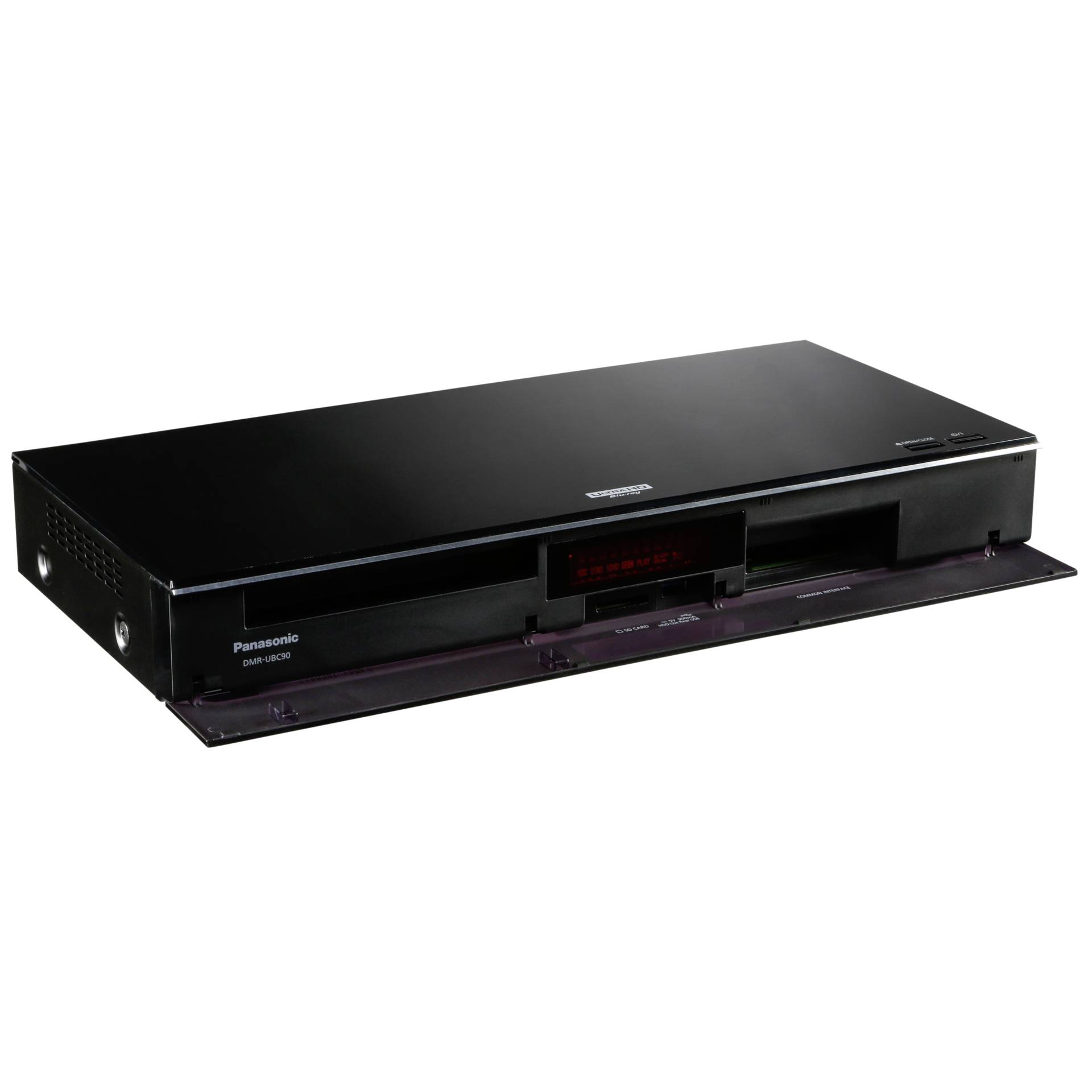 Panasonic Blu ray Player DMR UBC90  2 TB HDD  UltraHD 4K  DVB T2  black PC-Zubehoer