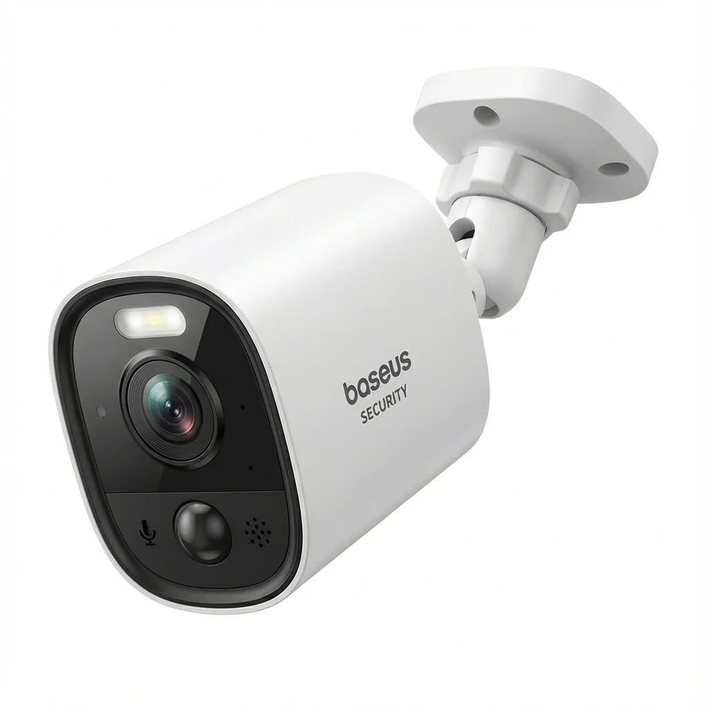 Baseus Security B1 Outdoor 2K  weiss  Netzwerk