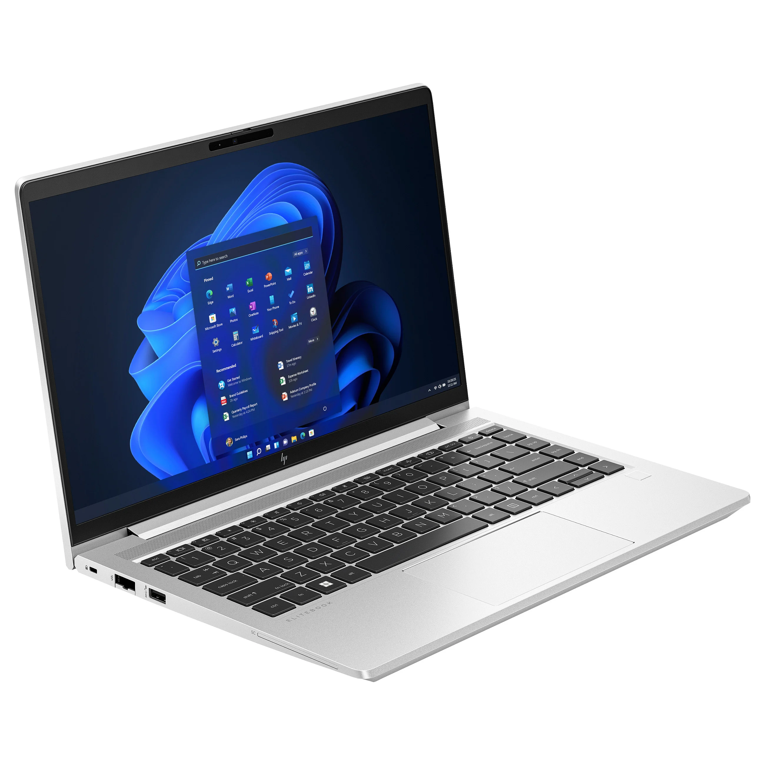 HP EliteBook 640 G10 Intel  Core  i5 i5 1335U Laptop 35 6 cm  14   Full HD 16 GB DDR4 SDRAM 512 GB SSD Wi Fi 6E  802 11ax  Windows 11 Pro Silber Notebooks & E-Book Reader