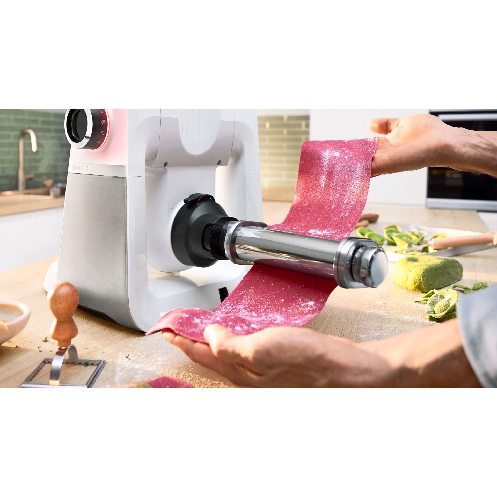 Bosch Serie 6 Pasta Passion Set MUM MUZS6PP Befestigungsset Kuechenmaschinen