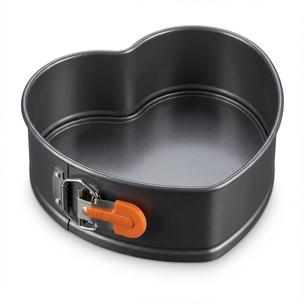 Le Creuset Heart Cake Springform Non Stick NonStick Carbon Steel  46070250011100  Kuechenkleingeraete