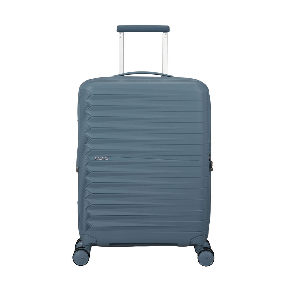 AMERICAN TOURISTER 4 Rollen Bordtrolley Fastforward  55cm  steel blue Taschen & Rucksaecke