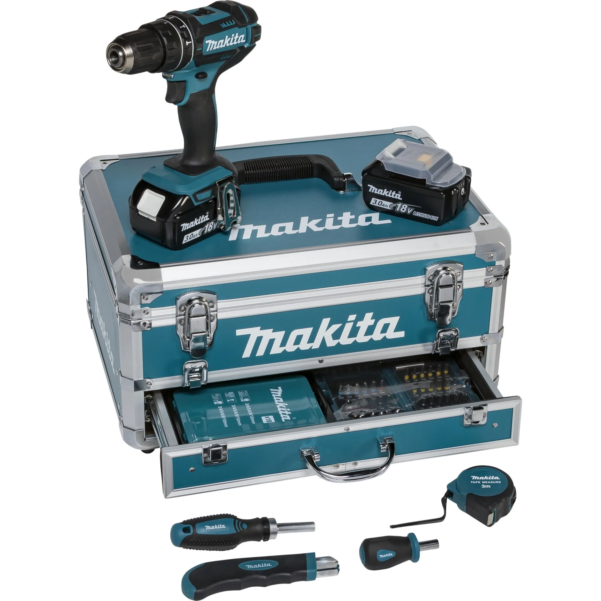 Makita DHP482RFX9 Akku Schlagbohrschrauber Maschinen & Werkzeuge