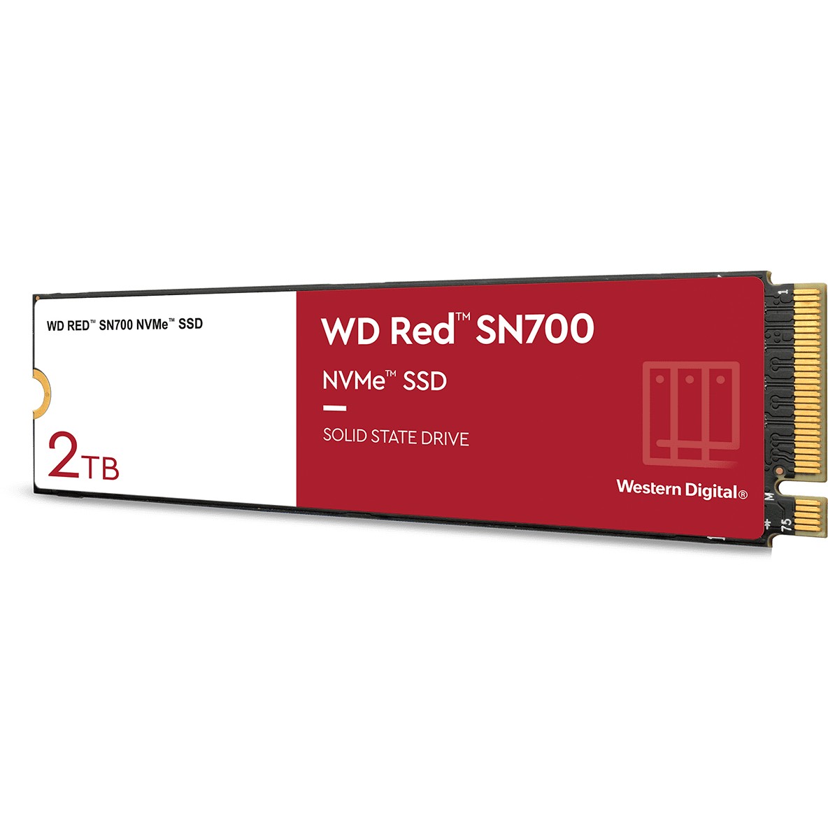 Western Digital M 2 2TB WD Red SN700 NVMe PCIe 3 0 x 4 Speichermedien
