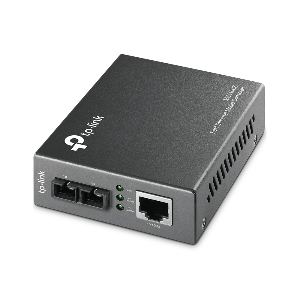 TP Link Z MC110CS Medienkonverter RJ45 zu 100Base FX SC Netzwerkkabel