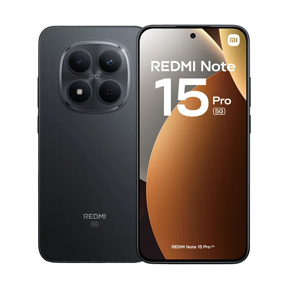 Xiaomi Redmi Note 15 Pro 5G Dual Sim 12RAM 512GB black Smartphones