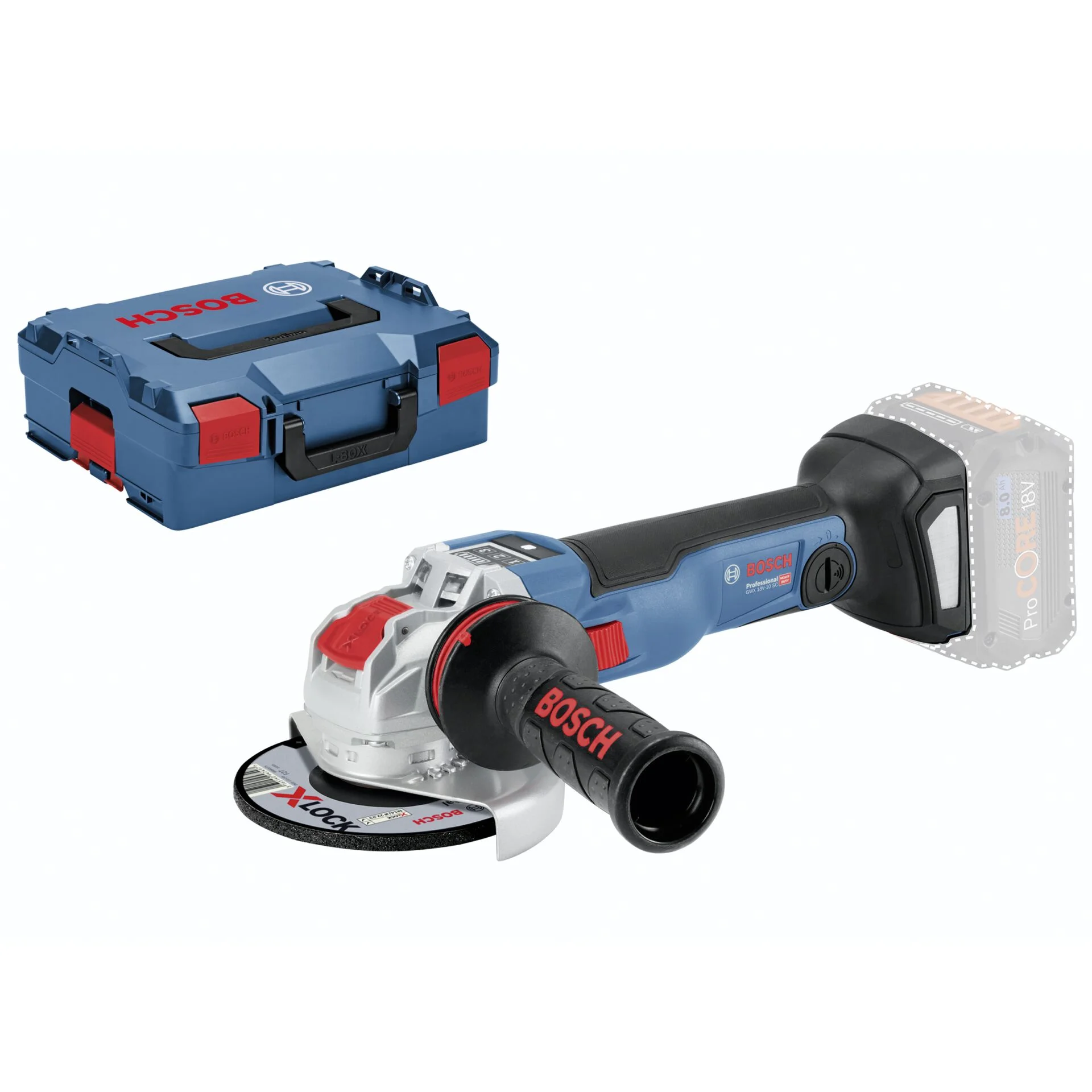 Bosch GWX 18V  10 SC Akku Winkelschleifer Schleifer Hobel & Fraesen