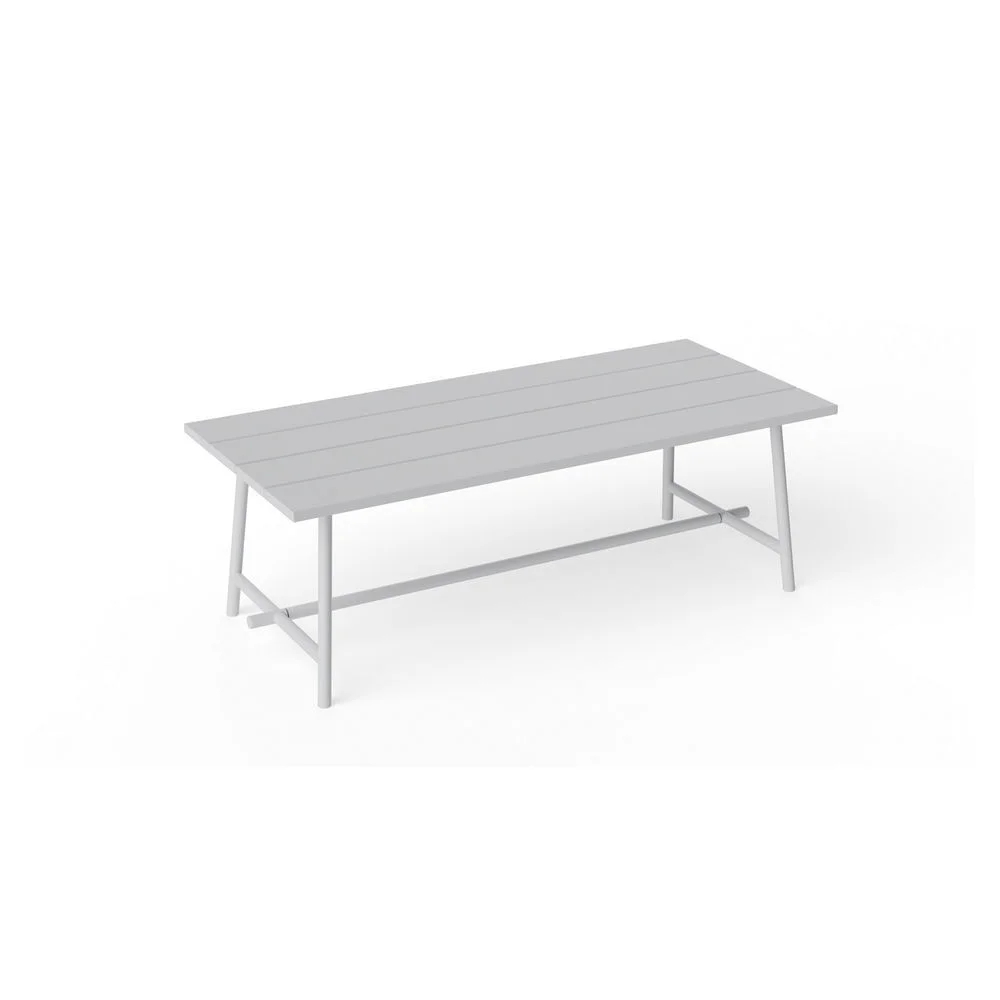 Fatboy Tisch Fred s Table 6 x Stuhl Fred s Armchair  light grey Heimwerken & Garten
