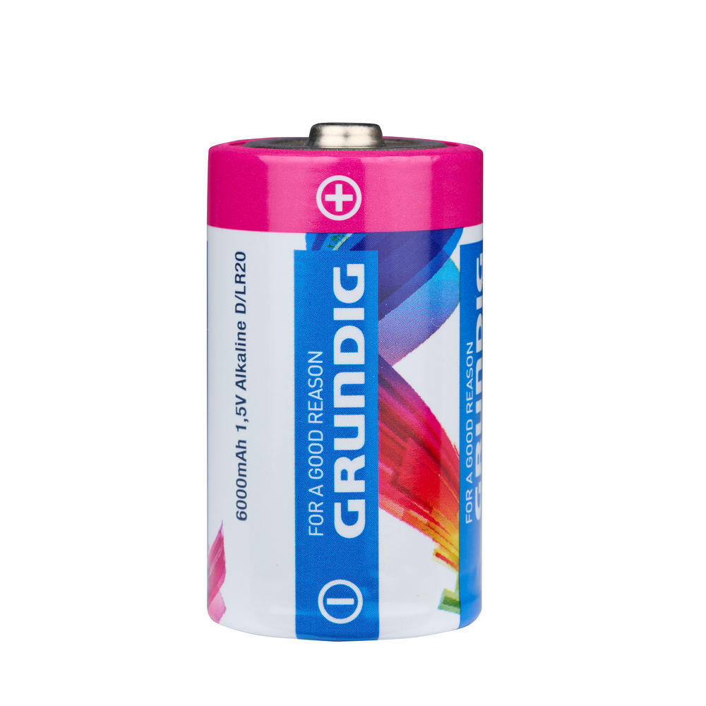 Grundig Batterie Alkaline D LR20  1 5V 6000 mAh  2 Stueck Home Office