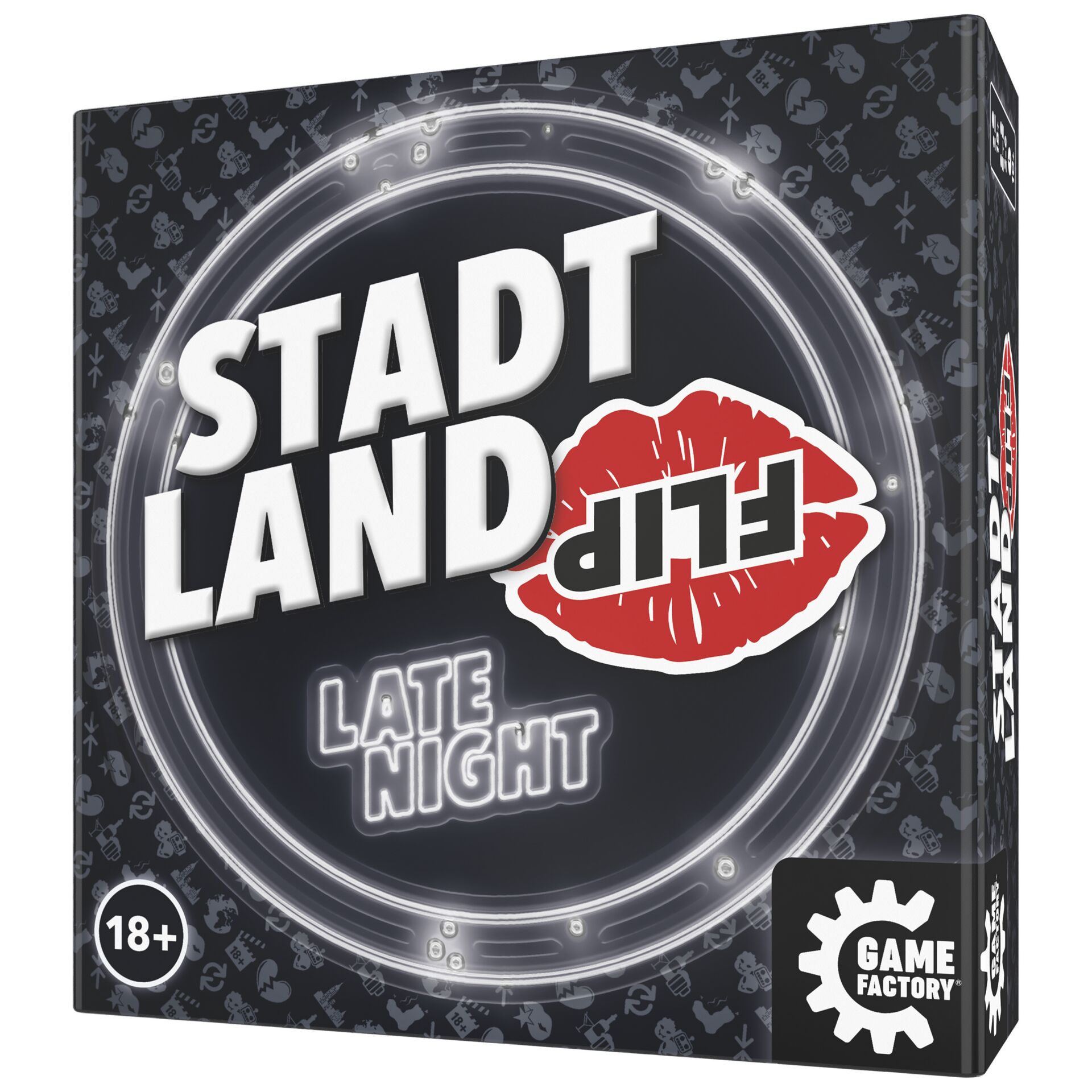 Game Factory Stadt Land Flip Late Night  mult  Spielwaren