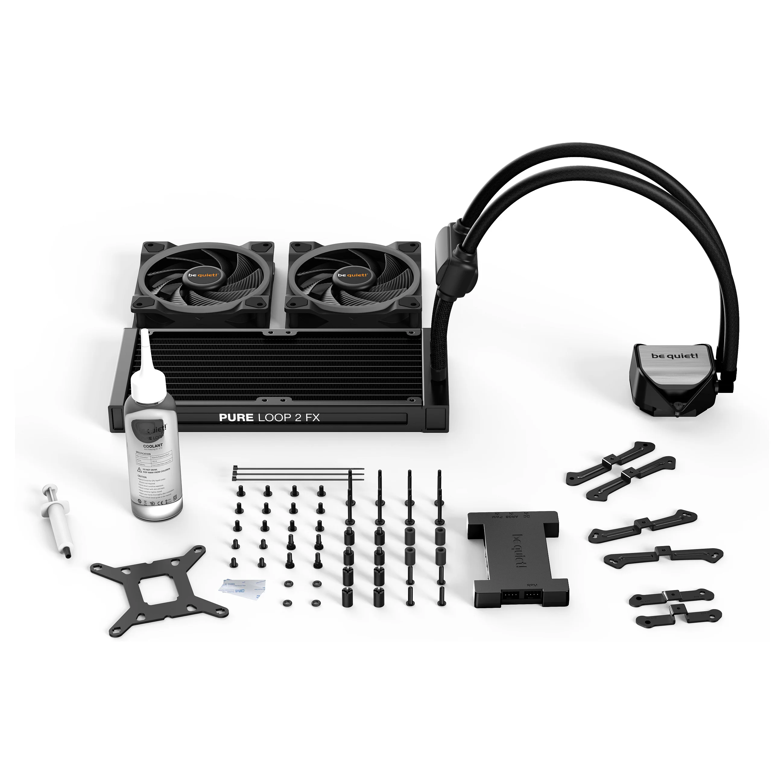 be quiet  Pure Loop 2 FX 240mm Prozessor All in One Fluessigkeitskuehler 12 cm Schwarz 1 Stueck e  PC-Komponenten