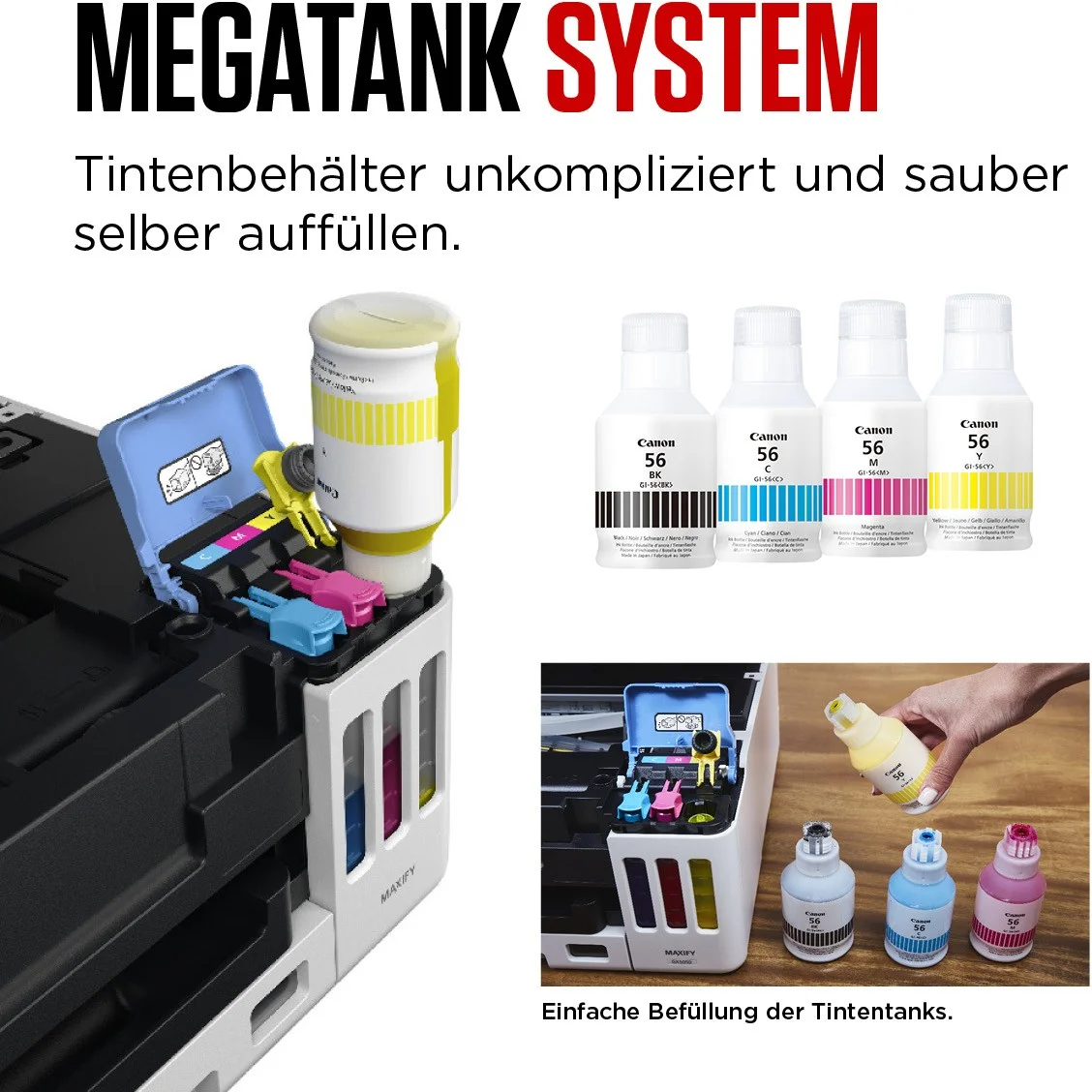 Canon MAXIFY GX6550 Tintenstrahl A4 600 x 1200 DPI WLAN Drucker & Scanner