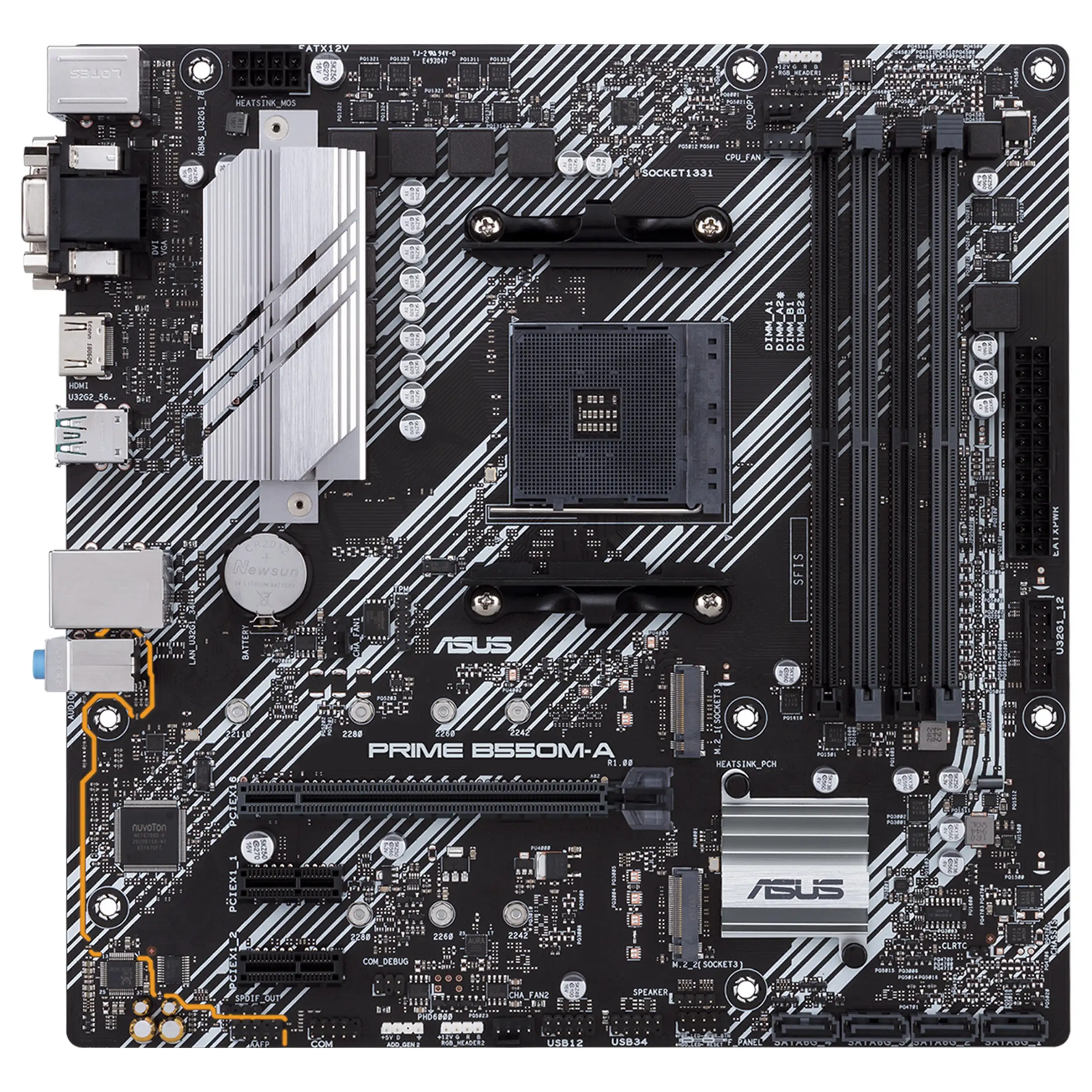 ASUS PRIME B550M A AMD B550 Sockel AM4 micro ATX PC-Zubehoer