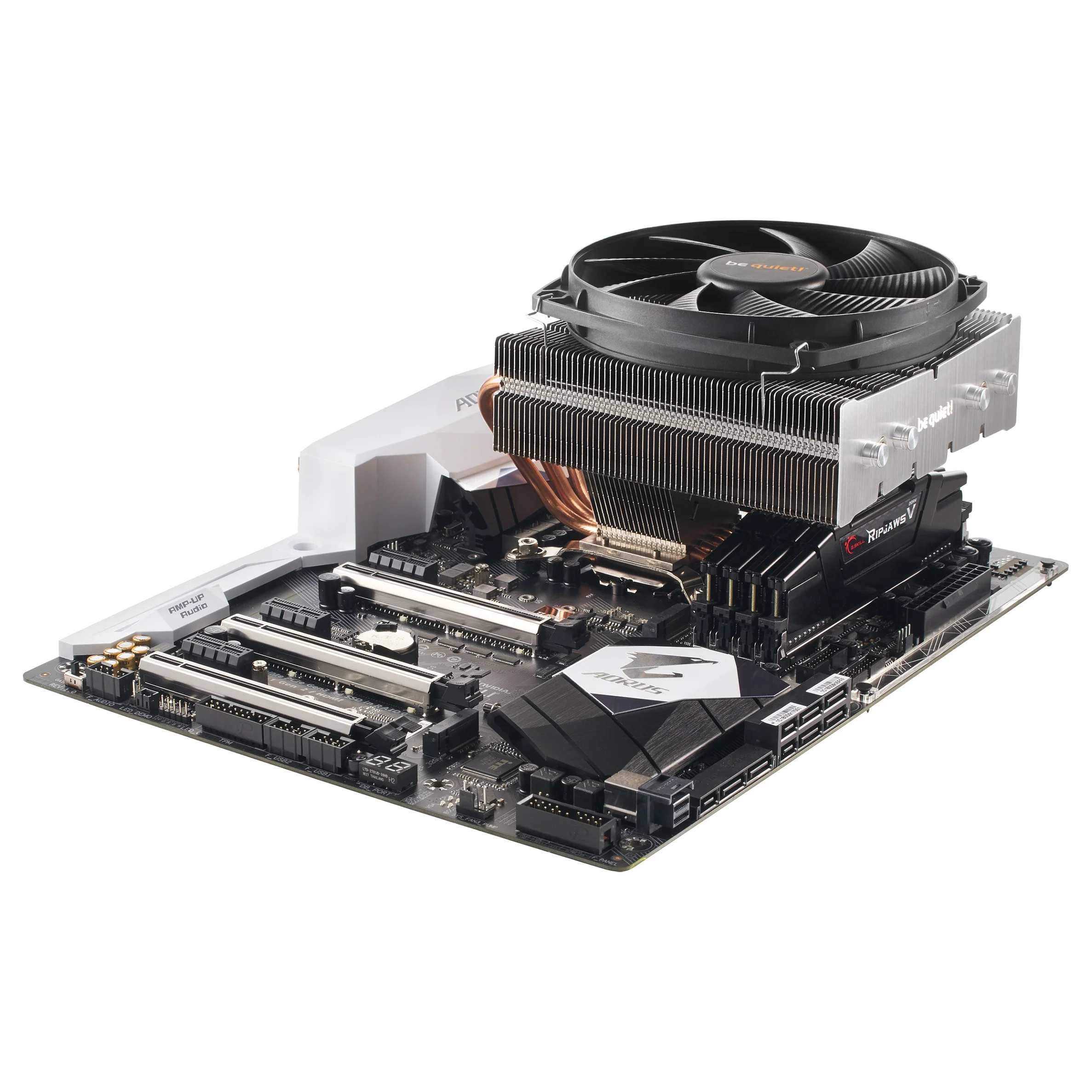 be quiet  Shadow Rock TF 2 Prozessor Kuehler 13 5 cm Schwarz  Kupfer  Silber PC-Komponenten