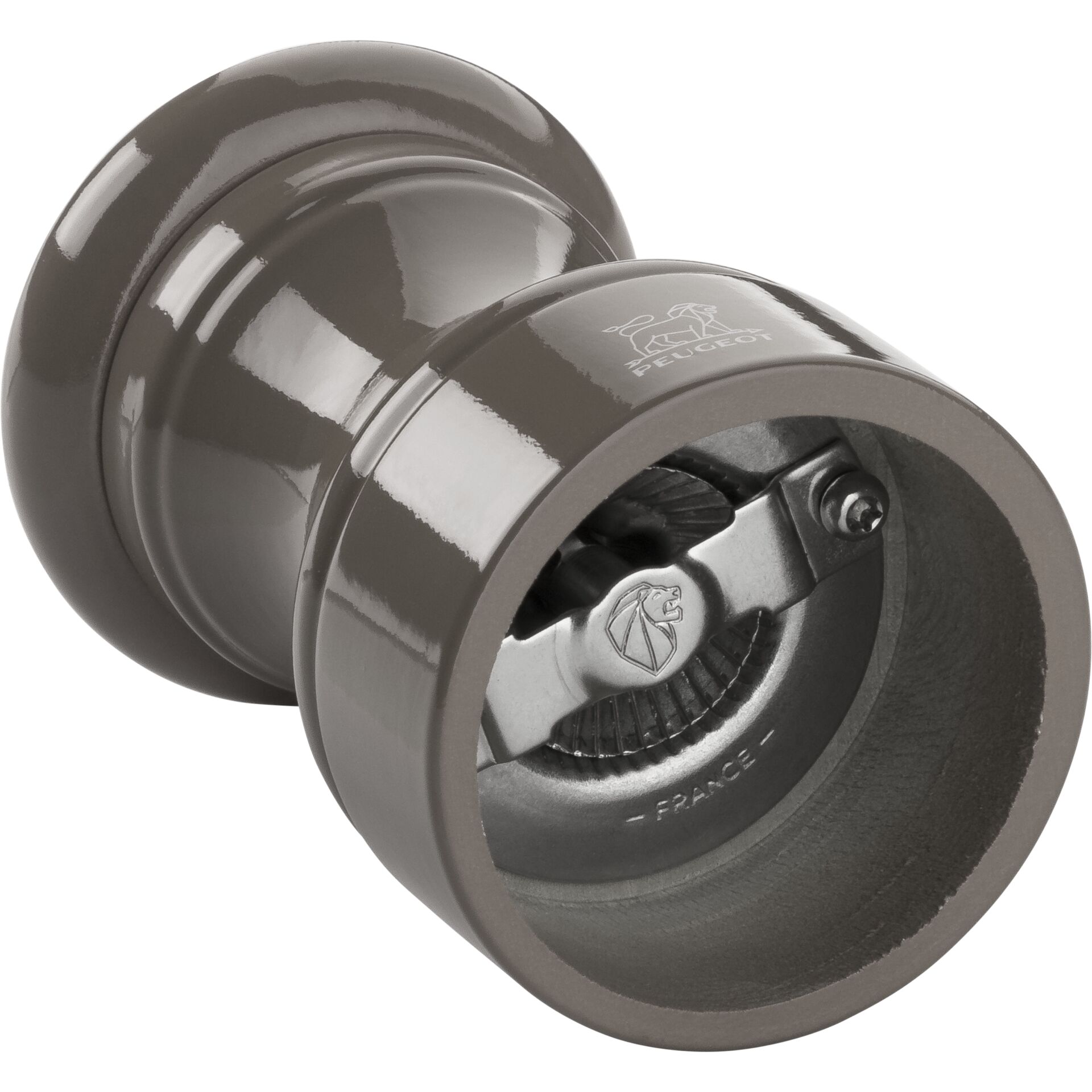 Peugeot Bistro Salzmuehle 10 cm Taupegrau lackiertes Holz Mixer & Zerkleinerer