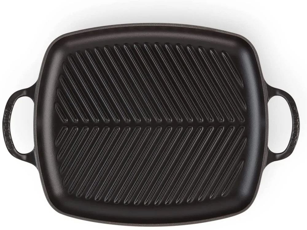 Le Creuset Grillplatte Signature  rechteckig  30 cm  schwarz Pfannen & Toepfe